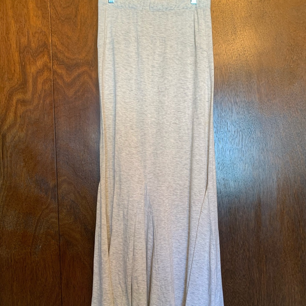 Love, Fire gray maxi skirt